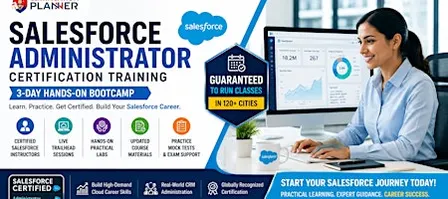 Salesforce Administrator Training in Richmond with Trailhead and Practicals