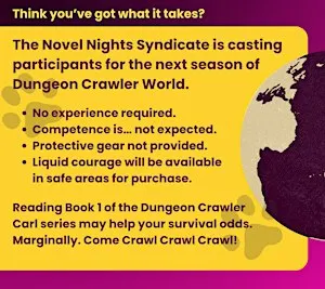 A Novel Night: Dungeon Crawler Carl (10-10-26, Saturday Night)
