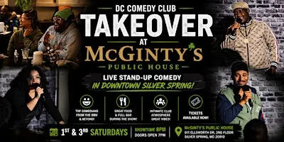 DC Comedy Club Takeover – Live at McGinty’s Public House | Stand Up Comedy