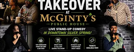 DC Comedy Club Takeover – Live at McGinty’s Public House | Stand Up Comedy