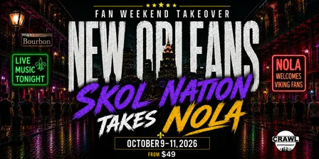 Fan Weekend Takeover: Minnesota Takes New Orleans Oct 9-11