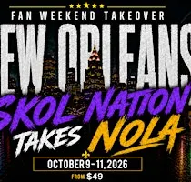 Fan Weekend Takeover: Minnesota Takes New Orleans Oct 9-11