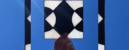 Stained Glass Suncatcher with Jessica Black