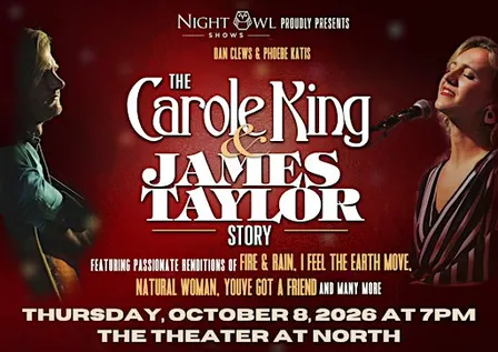 The Carole King and James Taylor Story featuring Phoebe Katis and Dan Clews