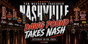 Fan Weekend Takeover: Cleveland Takes Nashville Oct 23-25