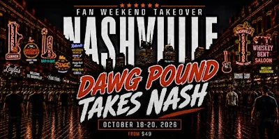 Fan Weekend Takeover: Cleveland Takes Nashville Oct 23-25