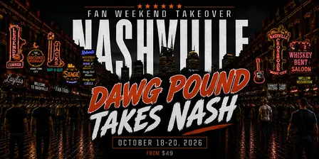 Fan Weekend Takeover: Cleveland Takes Nashville Oct 23-25