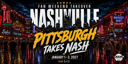 Fan Weekend Takeover: Pittsburgh Takes Nashville Jan 1-3