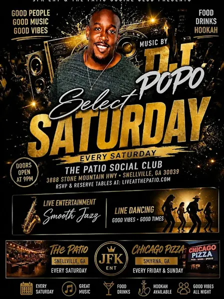 Select Saturday With Scratch Master DJ POPO
