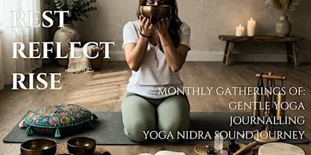 Rest Reflect & Rise: A Monthly Yoga & Sound Journey at Wren Hall