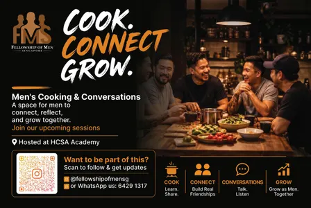 Fellowship of Men Singapore (FMS) Cooking Class & Conversation
