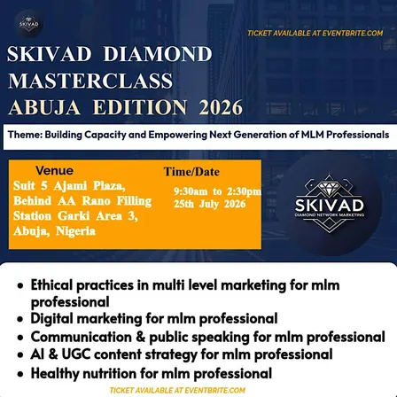 Skivad Diamond Network Marketing Masterclass Training