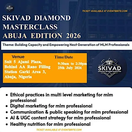 Skivad Diamond Network Marketing Masterclass Training