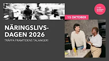 Näringslivsdag på IHM i Göteborg