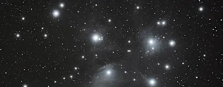 The Seven Sisters on the rise as icy planets  grace the skies
