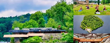 Wellness Day on Petra Island: Private Frank Lloyd Wright-Designed Home
