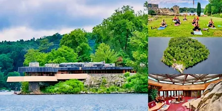 Wellness Day on Petra Island: Private Frank Lloyd Wright-Designed Home