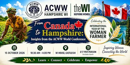 From Canada to Hampshire - Insights from the ACWW World Conference