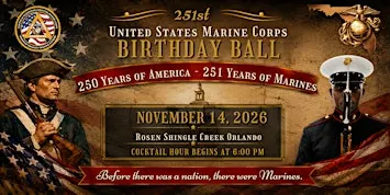 251st Marine Corps Birthday Ball hosted by CFMCF