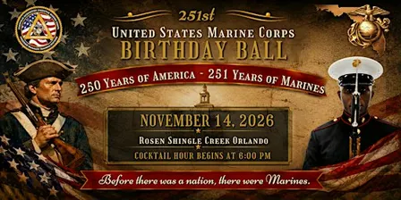 251st Marine Corps Birthday Ball hosted by CFMCF