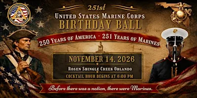 251st Marine Corps Birthday Ball hosted by CFMCF