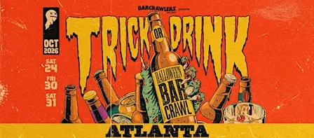 Trick or Drink: Atlanta Halloween Bar Crawl (3 Days)