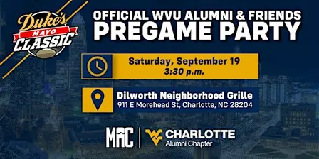 The OFFICIAL WVU v. Virginia - Pre-Game Party