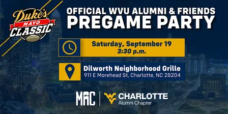 The OFFICIAL WVU v. Virginia - Pre-Game Party
