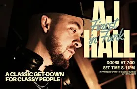OCTOBER 'Finest In Funk' featuring AJ HALL