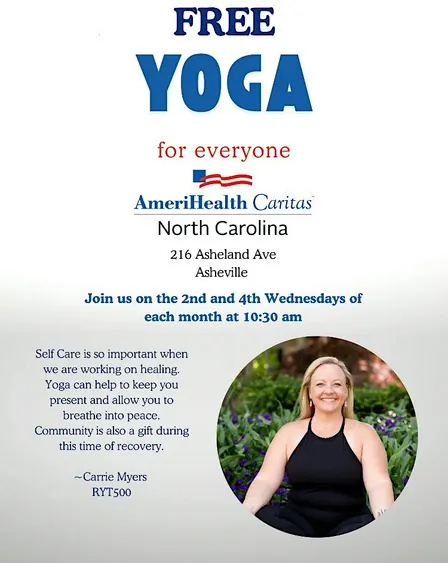 FREE community YOGA w/ Carrie - Beginner-Friendly