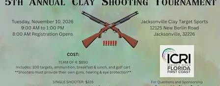 5th Annual Florida First Coast (FFC) ICRI Sporting Clay Tournament