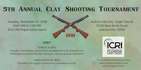 5th Annual Florida First Coast (FFC) ICRI Sporting Clay Tournament