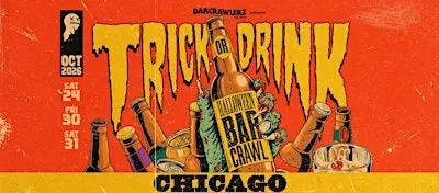 Trick or Drink: Chicago Halloween Bar Crawl (3 Days)