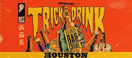 Trick or Drink: Houston Halloween Bar Crawl (3 Days)