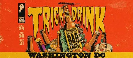 Trick or Drink: Washington D.C. Halloween Bar Crawl (3 Days)