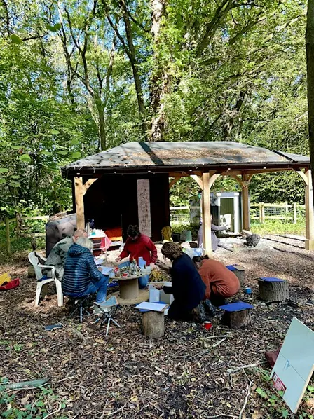 Autumn Forest Therapy and Creative Art Workshop: Lino Postcards