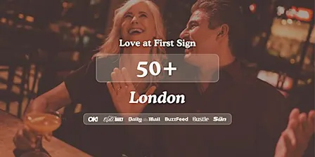 London Singles Night, 50+ | The Bootlegger | Love at First Sign