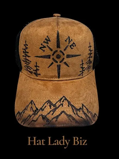 Western Hat & Suede Ball Cap Hat Workshop | Hat Lady Biz | Milwaukee, WI