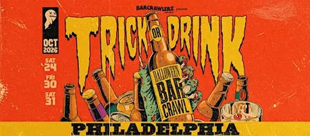 Trick or Drink: Philadelphia Halloween Bar Crawl (3 Days)