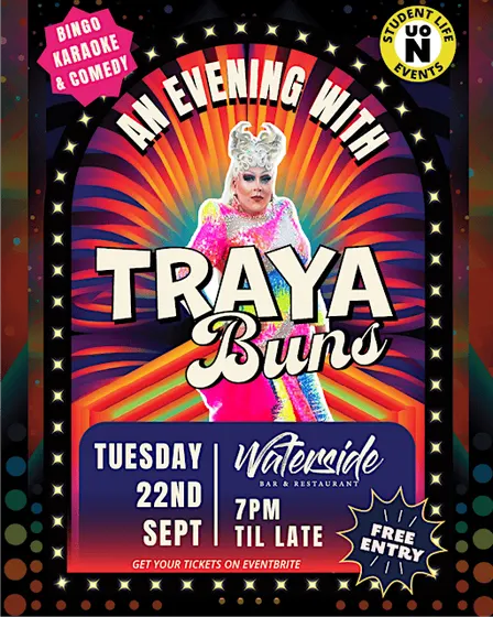 Welcome Week - An Evening with Traya Buns