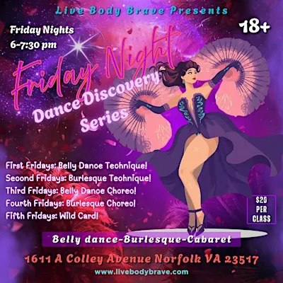 Friday Night Dance Discovery Series with Live Body Brave