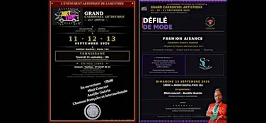 Défilé de mode   par la créatrice Sandra Captant  Asso  Fashion Aisance