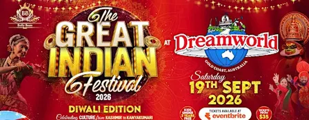 The Great Indian Festival - Diwali Edition at Dreamworld Australia