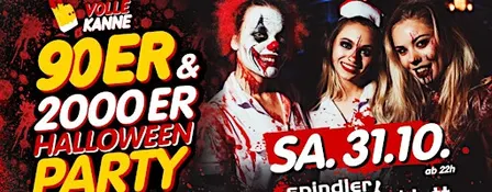 Volle Kanne 90er & 2000er – Halloween Party im Spindler & Klatt
