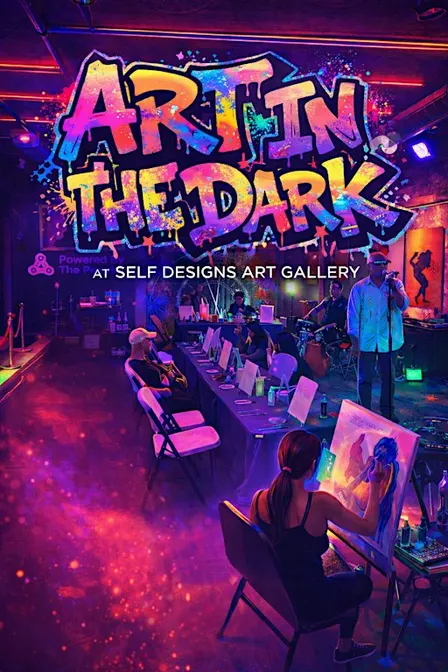 GLOW IN THE DARK PAINT PARTY/MUSIC & ART!!!