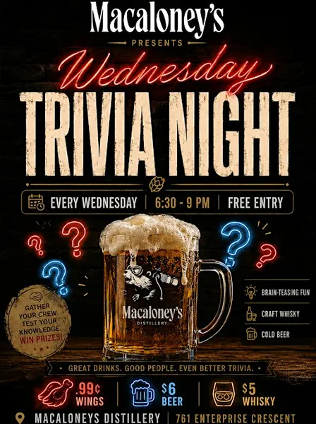 Macaloney's Wednesday Trivia