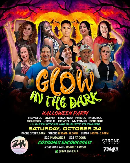 ✨ GLOW IN THE DARK STRONG NATION® + ZUMBA® HALLOWEEN MASTERCLASS ✨