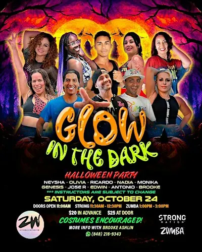 ✨ GLOW IN THE DARK STRONG NATION® + ZUMBA® HALLOWEEN MASTERCLASS ✨