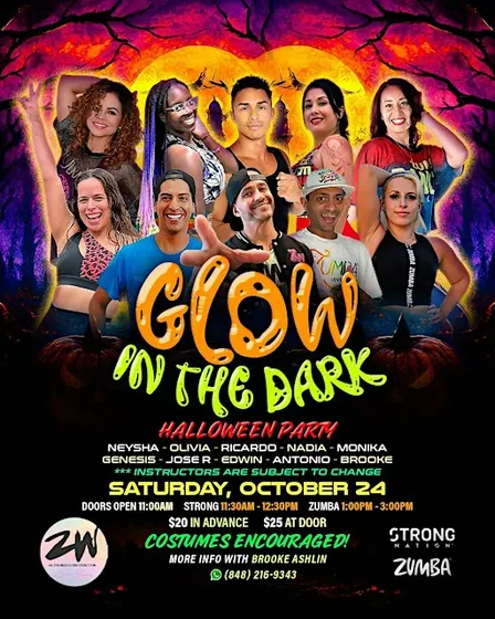 ✨ GLOW IN THE DARK STRONG NATION® + ZUMBA® HALLOWEEN MASTERCLASS ✨
