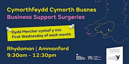 Cymorthfeydd Ymgysylltu â Busnesau | Business Engagement Surgery